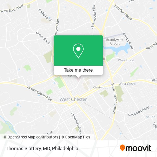 Thomas Slattery, MD map