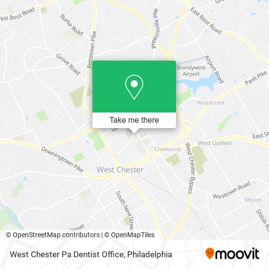 West Chester Pa Dentist Office map