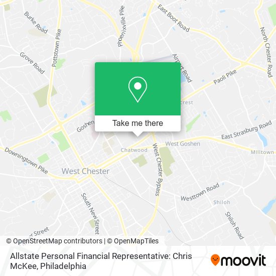 Allstate Personal Financial Representative: Chris McKee map