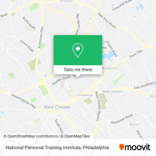 National Personal Training Institute map