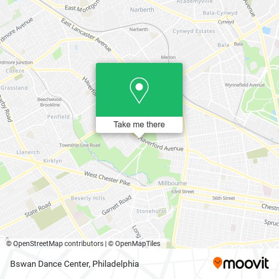 Mapa de Bswan Dance Center