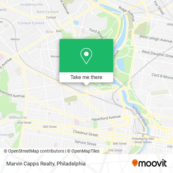 Marvin Capps Realty map