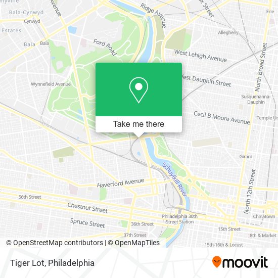 Tiger Lot map