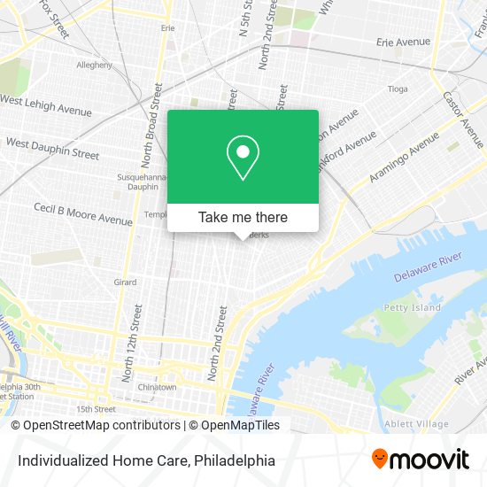 Individualized Home Care map