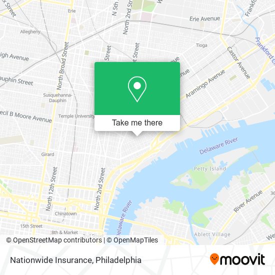 Nationwide Insurance map