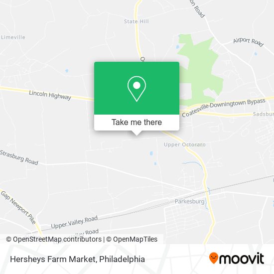 Mapa de Hersheys Farm Market