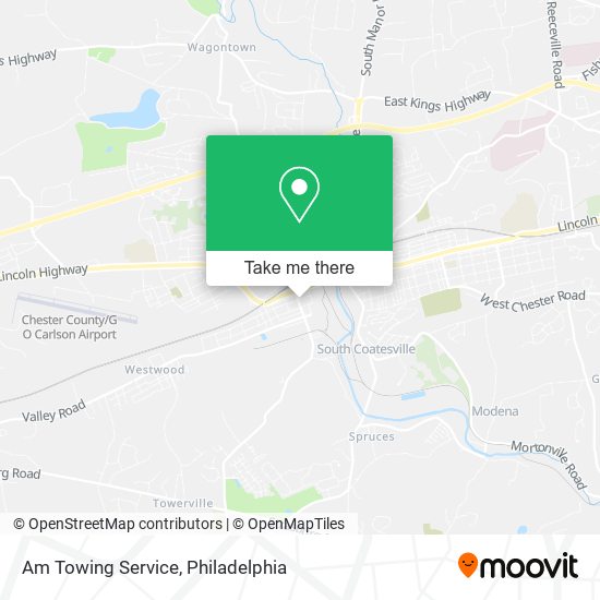 Mapa de Am Towing Service