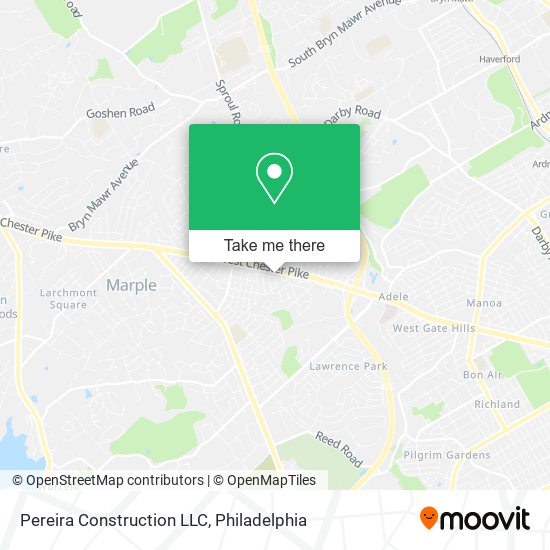 Pereira Construction LLC map