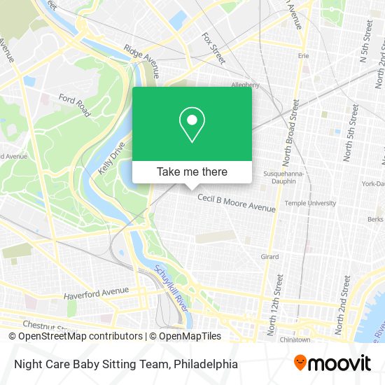 Night Care Baby Sitting Team map