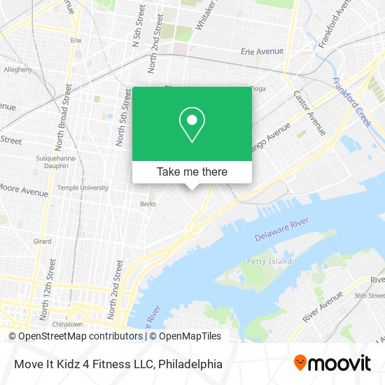 Mapa de Move It Kidz 4 Fitness LLC