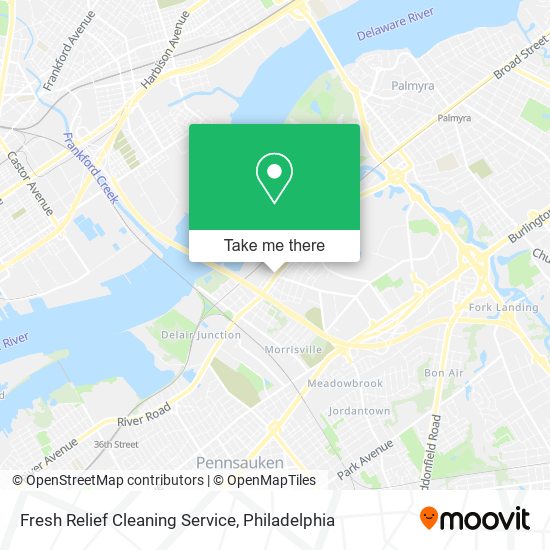 Fresh Relief Cleaning Service map