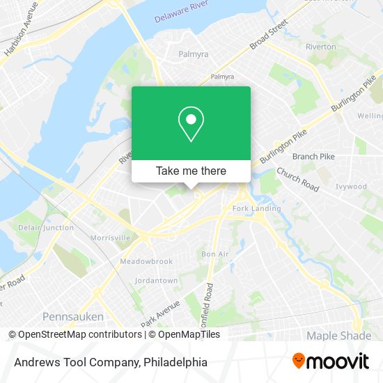 Mapa de Andrews Tool Company