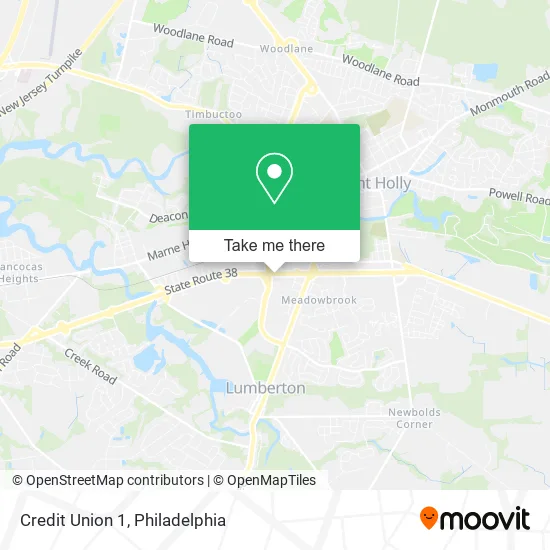 Credit Union 1 map