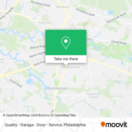Mapa de Quality - Garage - Door - Service