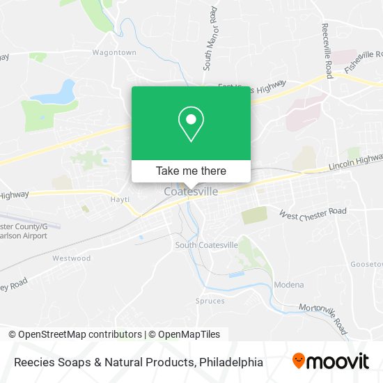 Reecies Soaps & Natural Products map