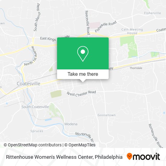 Mapa de Rittenhouse Women's Wellness Center