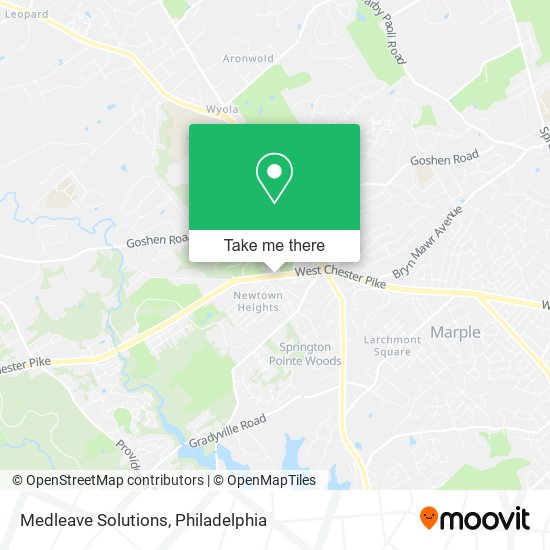 Medleave Solutions map