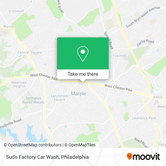 Mapa de Suds Factory Car Wash