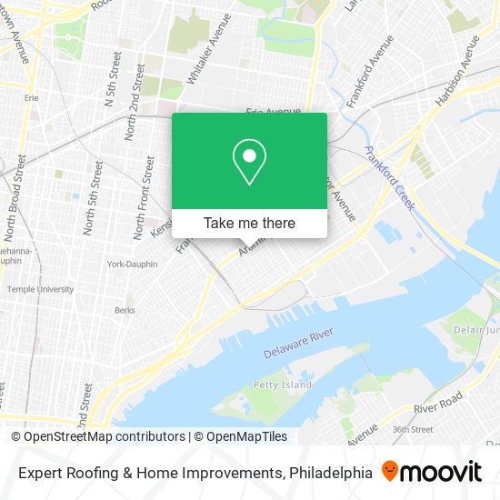 Mapa de Expert Roofing & Home Improvements