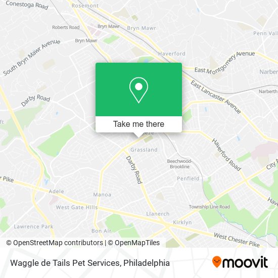 Waggle de Tails Pet Services map