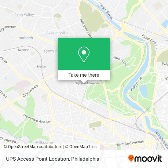 Mapa de UPS Access Point Location