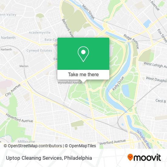 Uptop Cleaning Services map