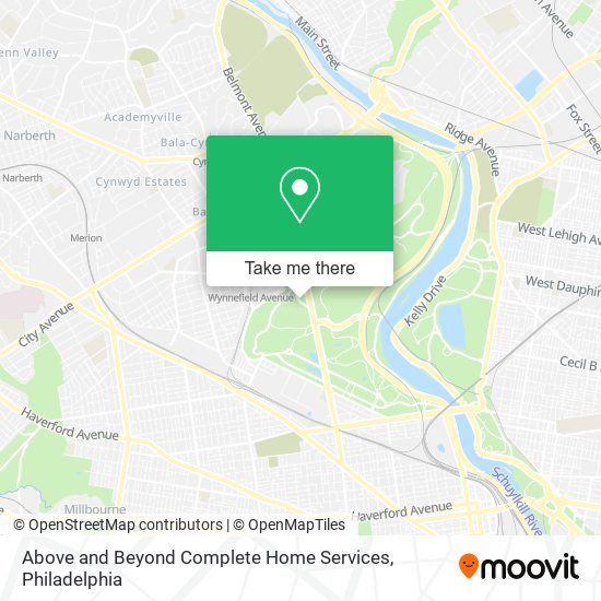 Mapa de Above and Beyond Complete Home Services