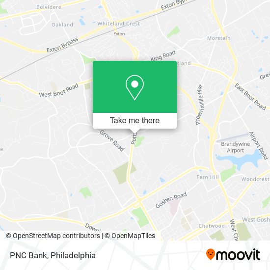 PNC Bank map