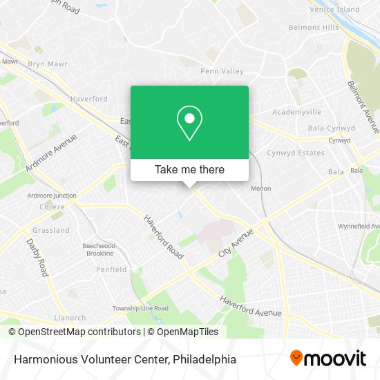 Mapa de Harmonious Volunteer Center