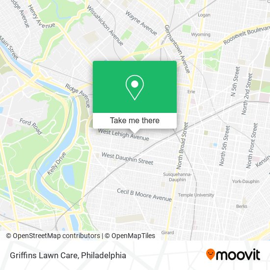 Griffins Lawn Care map