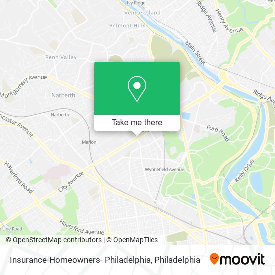 Insurance-Homeowners- Philadelphia map