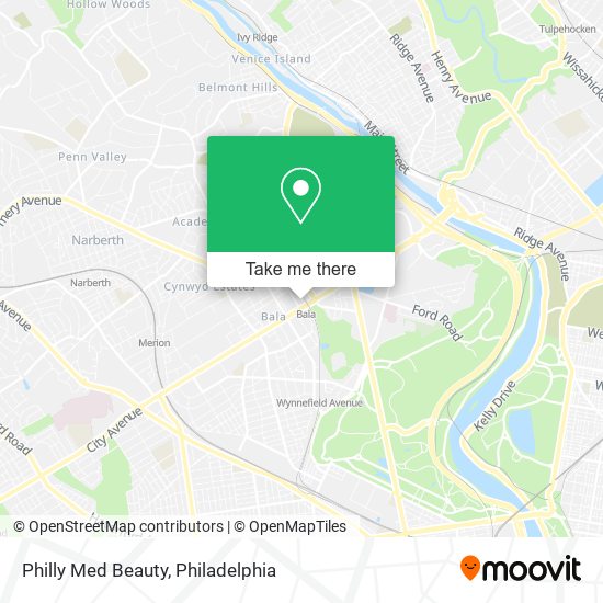 Philly Med Beauty map