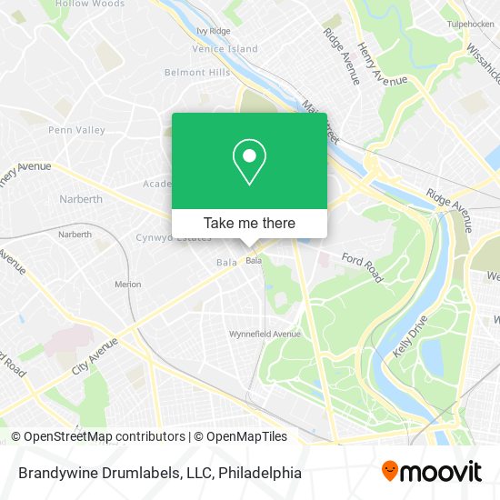 Mapa de Brandywine Drumlabels, LLC