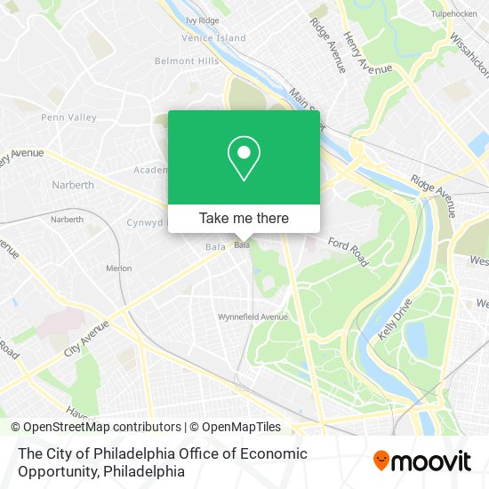 The City of Philadelphia Office of Economic Opportunity map