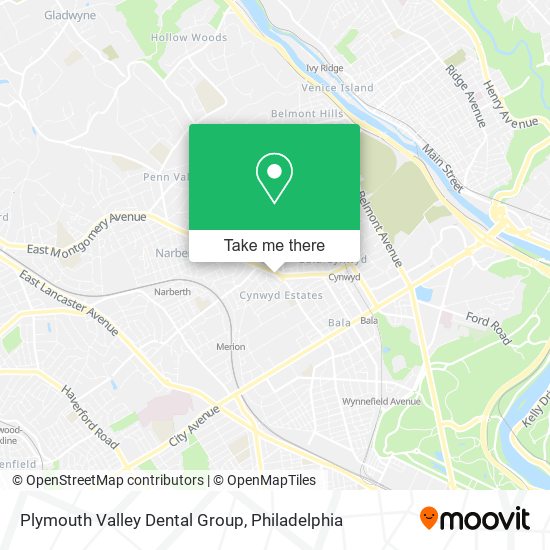 Mapa de Plymouth Valley Dental Group