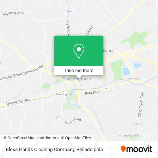 Bless Hands Cleaning Company map
