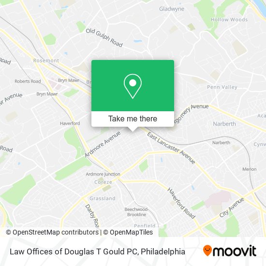 Mapa de Law Offices of Douglas T Gould PC
