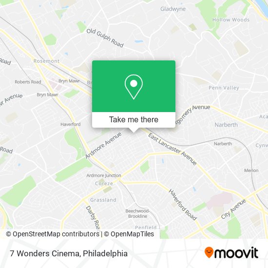 7 Wonders Cinema map