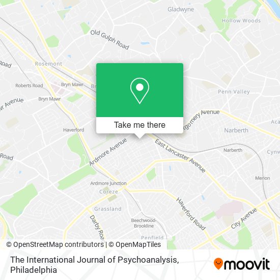 The International Journal of Psychoanalysis map