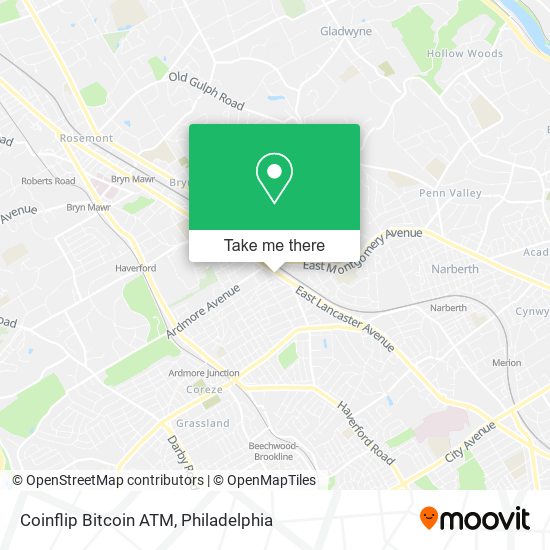 Mapa de Coinflip Bitcoin ATM