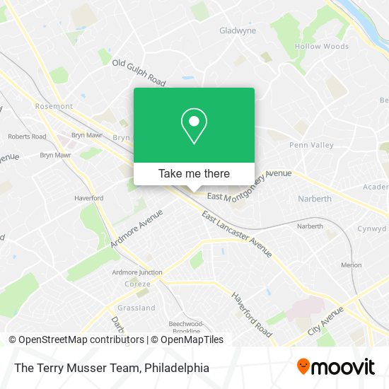 The Terry Musser Team map