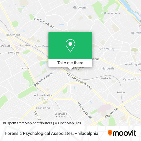 Forensic Psychological Associates map