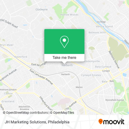 JH Marketing Solutions map