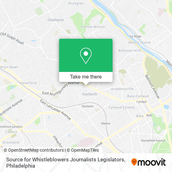 Source for Whistleblowers Journalists Legislators map