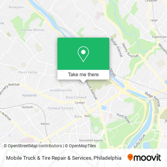 Mapa de Mobile Truck & Tire Repair & Services