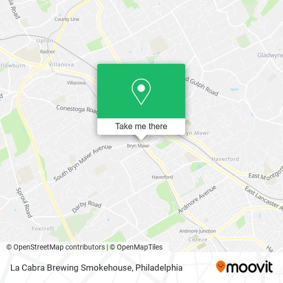 La Cabra Brewing Smokehouse map