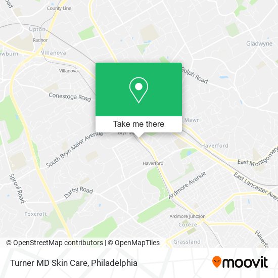 Turner MD Skin Care map