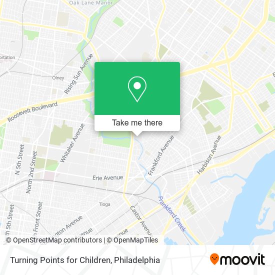 Turning Points for Children map