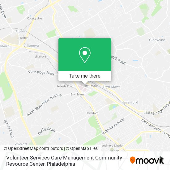 Volunteer Services Care Management Community Resource Center map