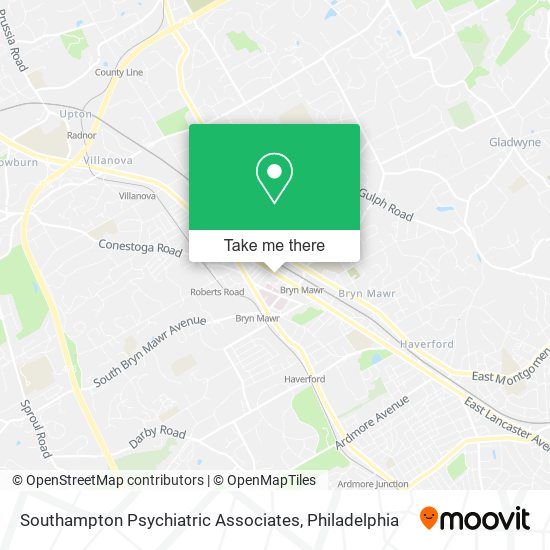 Southampton Psychiatric Associates map